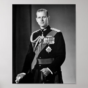 Affiche Souvenir du prince Philip 1921-2021
