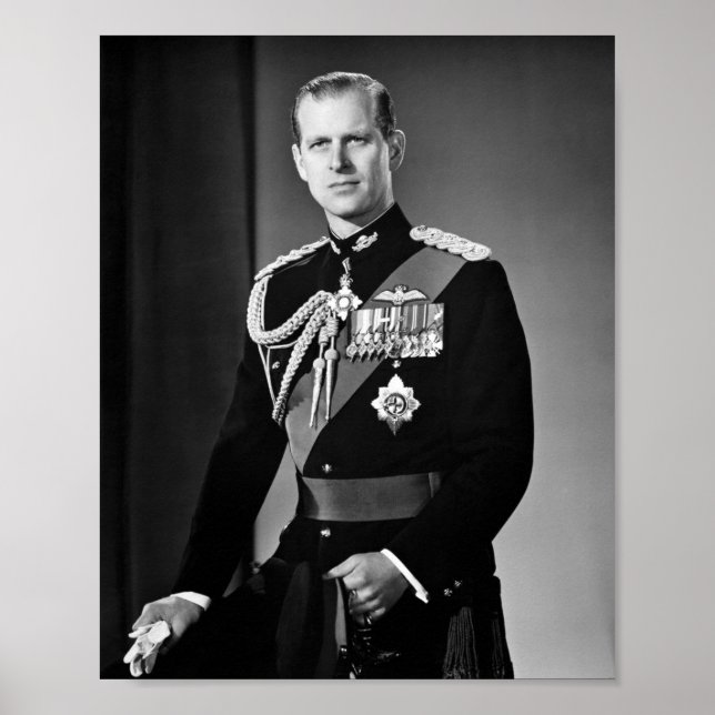Affiche Souvenir du prince Philip 1921-2021 (Devant)