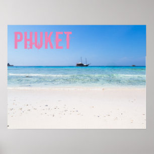 Affiche souvenir Phuket Beach Thaïlande