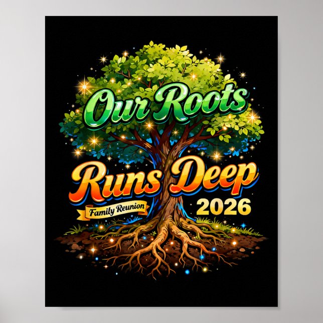 Affiche Souvenirs de la réunion de famille Roots Run Deep  (Devant)