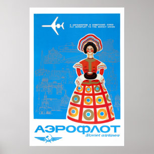 Affiche Soviet Airlines.