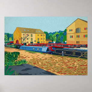 Affiche Sowerby Bridge Bassin de Canal Art