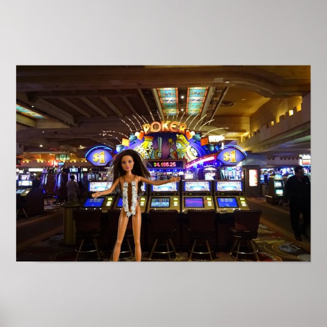 Affiche Soyez chanceux à Vegas. (Devant)