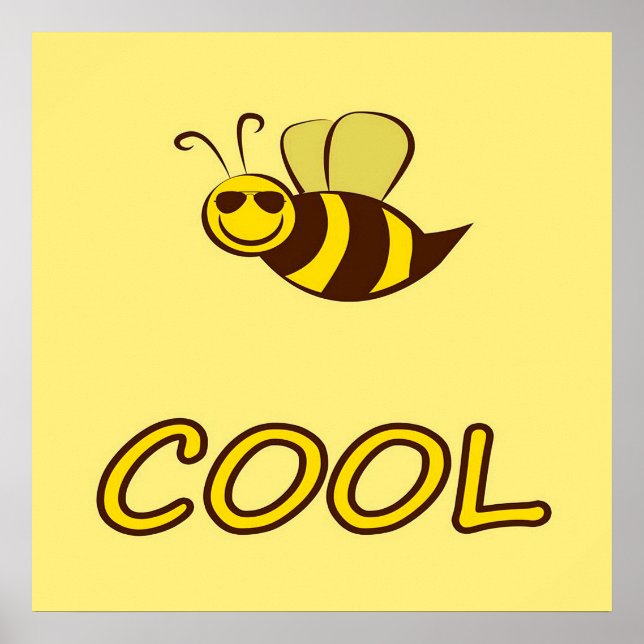 Affiche Soyez Cool, Cadeaux D'Abeille, J'Aime Abeille, Cad (Devant)