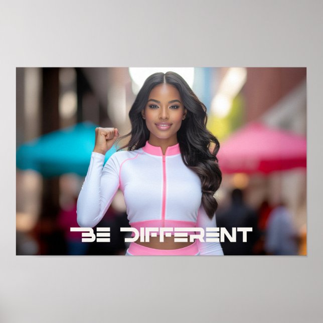 AFFICHE SOYEZ DIFFÉRENT (Devant)