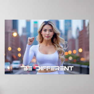 AFFICHE SOYEZ DIFFÉRENT - 