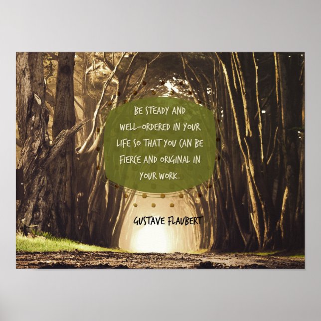 Affiche Soyez Fierce Et Original (Devant)