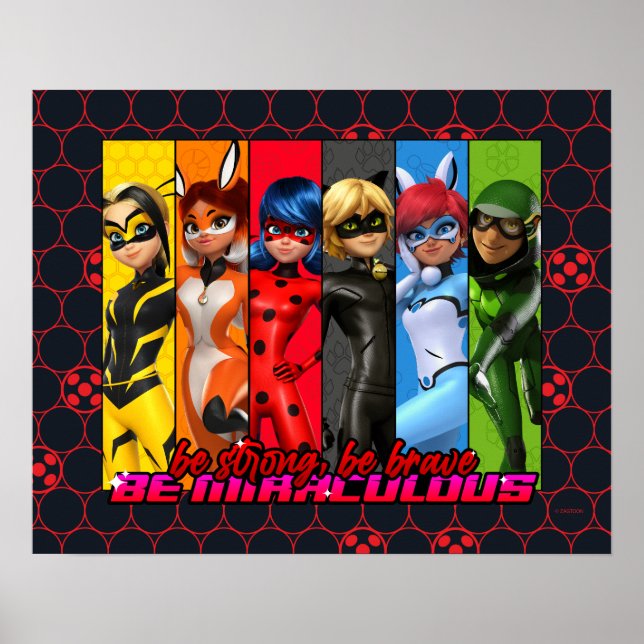 Affiche Soyez Fort, Soyez Courageux, Soyez Miraculeux (Devant)