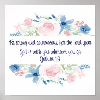 Affiche Soyez forts et courageux