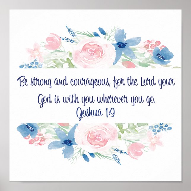 Affiche Soyez forts et courageux (Devant)