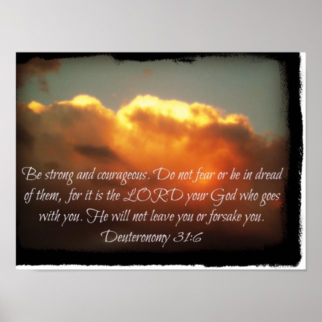 Affiche Soyez forts et courageux (Devant)