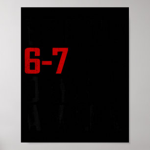 Affiche Soyez gentil 6-7 jours par semaine Mème drôle six 