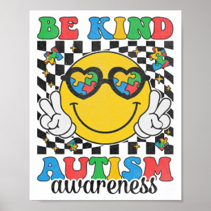 Affiche Soyez gentil Sensibilisation sur l'autisme Puzzle