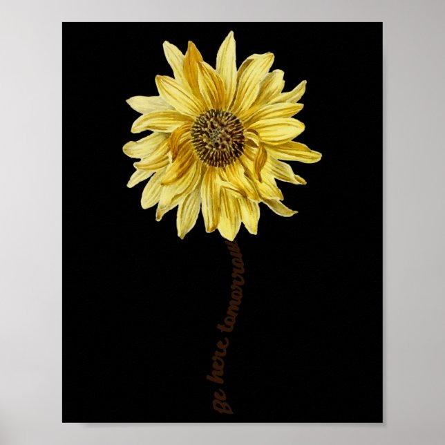 Affiche 'Soyez ici demain' Sensibilisation à la prévention (Devant)