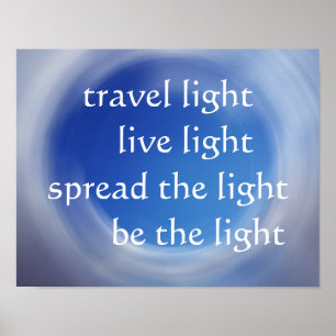 Affiche Soyez la lumière