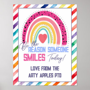 Affiche SOYEZ LA RAISON POUR QUELQU'UN SOURIT L'affiche