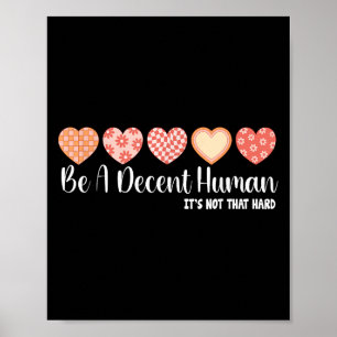 Affiche Soyez Nice Amusant Kindness Rappel Empathy S Graph