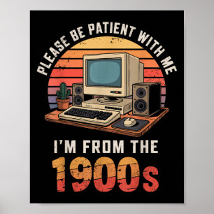 Affiche Soyez Patient Im Des Années 1900 Retro Vintage