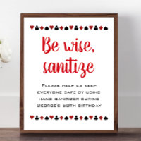 Soyez sage Sanitize Las Vegas Casino Anniversaire