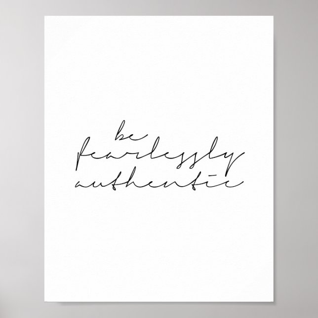 Affiche Soyez sans crainte authentique (Devant)