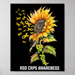 Affiche Soyez Sérieux Tournesol Rsd Crps Sensibilisation