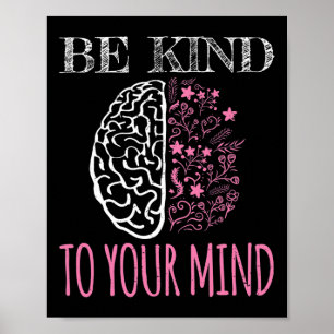 Affiche Soyez Signe De Vos Problèmes De Santé Mentale Flor