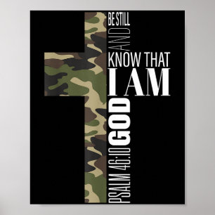 Affiche Soyez Toujours Et Connaissez Dieu Bible Chrétienne