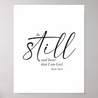 Soyez toujours et sachez que je suis Dieu. -Psaume
