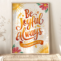 Soyez Toujours Joyeux : 1 Thessaloniciens 5:16 Art
