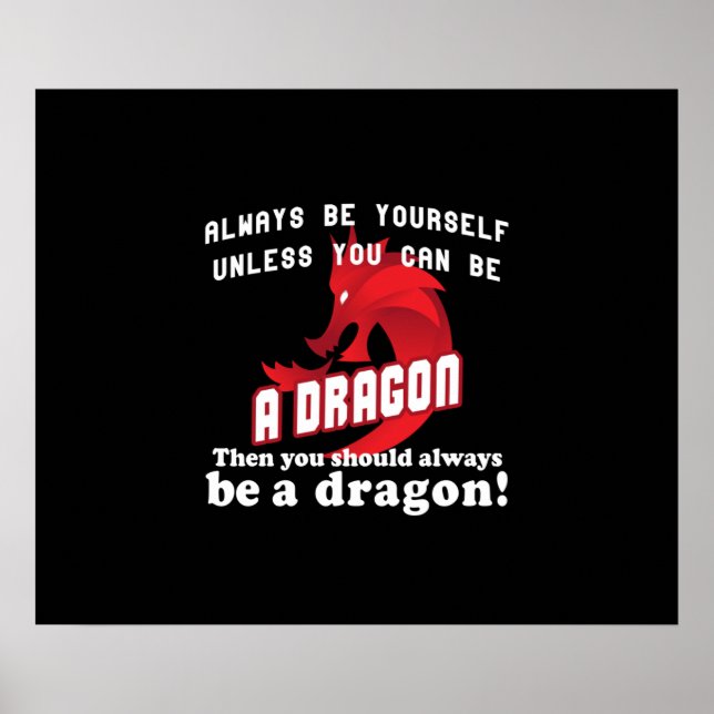 Affiche Soyez toujours un dragon (Devant)
