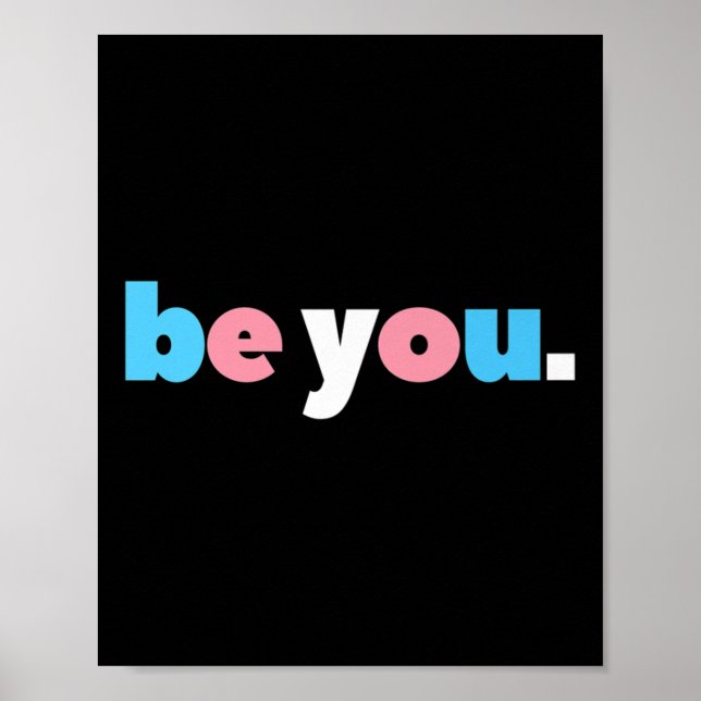 Affiche Soyez Transgenre Pride, Lgbtq Trans Flag, Lgbt F (Devant)