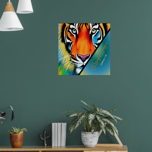 Affiche Soyez une foi chrétienne forte et courageuse (Salon 1)