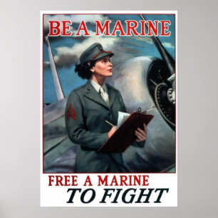 Affiche Soyez une marine - libérez une marine pour