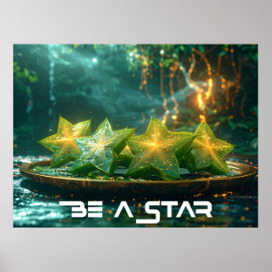AFFICHE SOYEZ UNE STAR - SOYEZ DIFFÉRENT