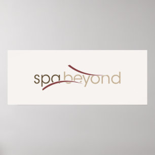 Affiche Spa au delà d'affiche de logo