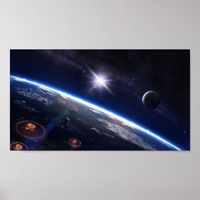 Affiche "Space 1" (Devant)