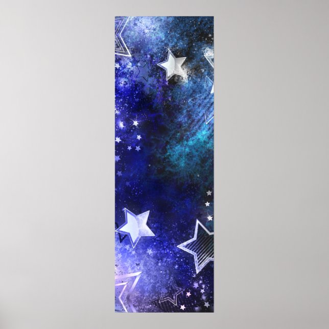Affiche Space Background with Stars (Devant)