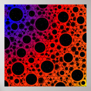 Affiche Space Bubble Spots