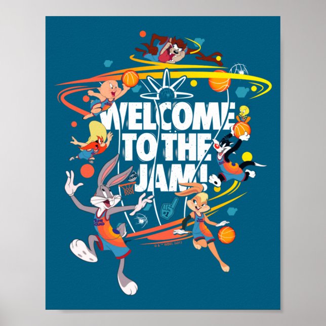 Affiche Space Jam : Nouvelle Légende Bienvenue dans le Jam (Devant)