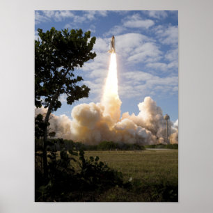 Affiche Space Shuttle Atlantis lève sur 15