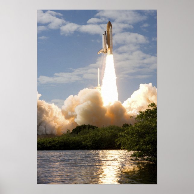 Affiche Space Shuttle Atlantis se lève sur 11 (Devant)