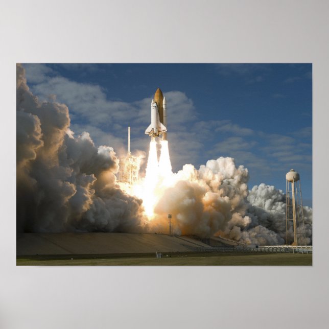 Affiche Space Shuttle Atlantis se lève sur 8 (Devant)