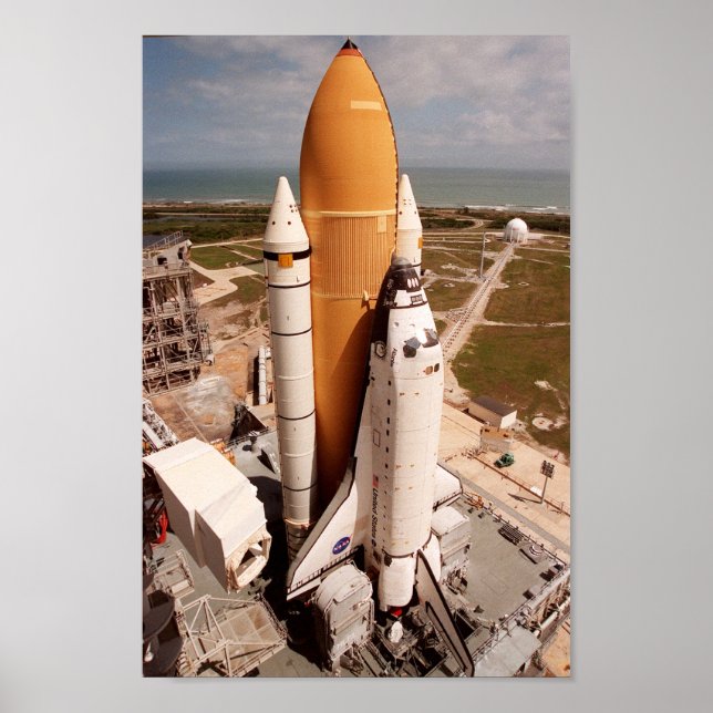 Affiche Space Shuttle Atlantis se prépare pour le lancemen (Devant)