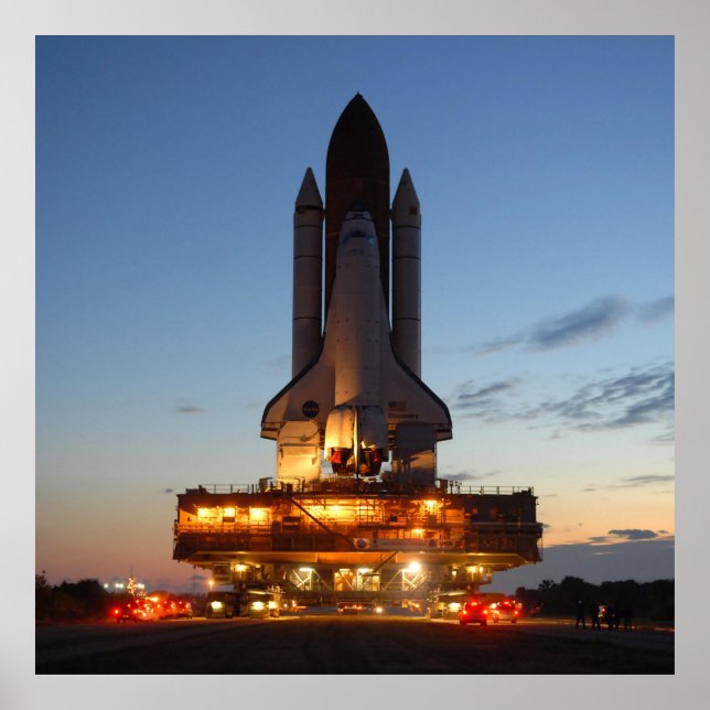 Affiche Space Shuttle Discovery Lance NASA (Devant)
