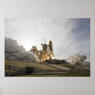 Affiche Space Shuttle Endeavor se lève de 3