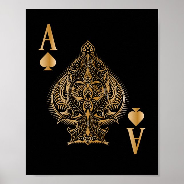 Affiche Spades Poker Ace Casino (Devant)