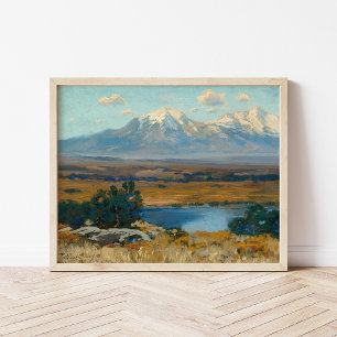 Affiche Spanish Peaks, CO Charles Partridge Adams