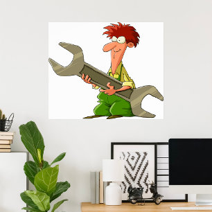 Affiche Spanner géant mécanique