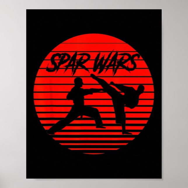 Affiche Spar Wars Karate Shotokan Martial Arts (Devant)