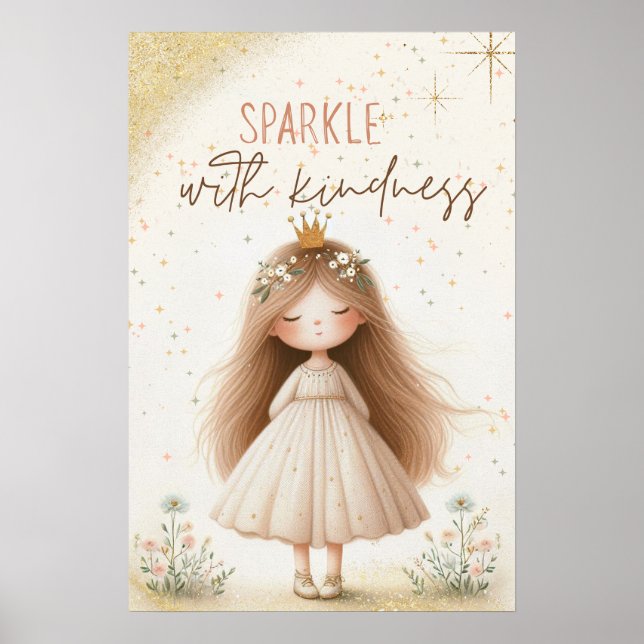 Affiche Sparkle with kidness (Devant)